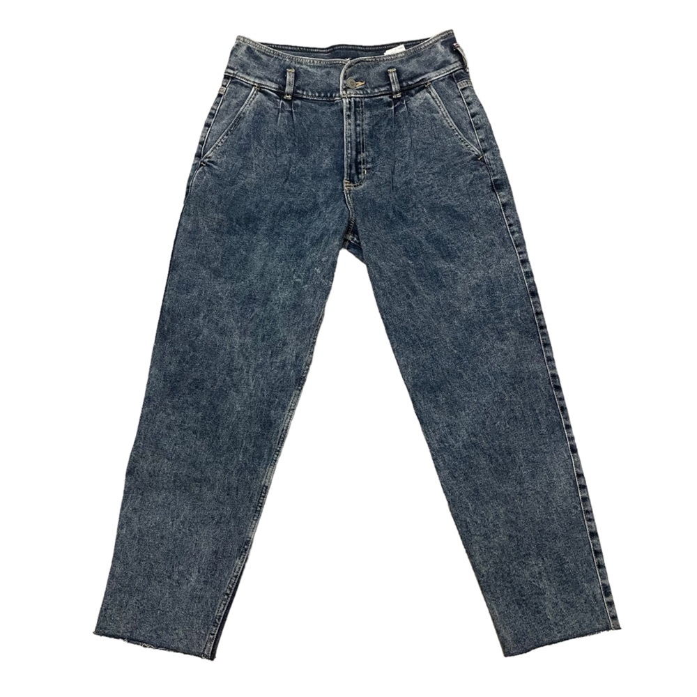 Hollister Ultra High Rise Mom Jean Denim Vintage Stretch 11R W30 L 27